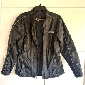 Olympia Moto Sport Women's Black Jacket Size S